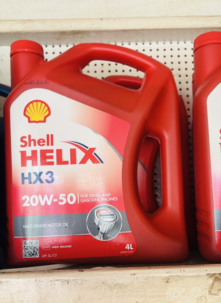 4L Shell Helix HX3 20W/50 – 22,000 Naira (Free 400 Recharge Card)