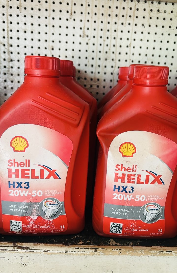 1L Shell Helix HX3 20W/50 – 5,100 Naira (Free 200 Recharge Card)